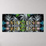 Manifieste sus sueños. Poster