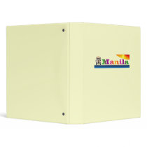 Manila Vinyl Binder