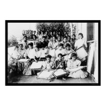 Manila Embroidery Class 1901 posters by lc_vintagephotos Manila Embroidery Class 1901 posters