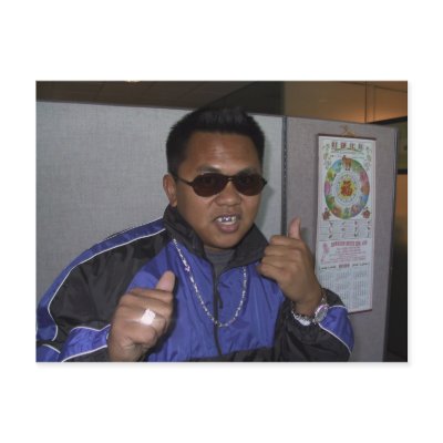 Manila Ice Knock Out Jacket Postcards by manilaice