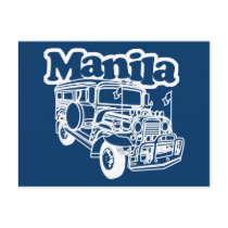 Manila Jeepney postcards