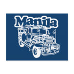 Manila Jeepney Postcard