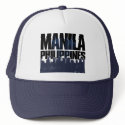 Manila PHILIPPINES hats by PinoyApparel Manila PHILIPPINES hats