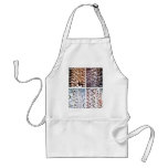 Manipulated Paper origami Folds aprons