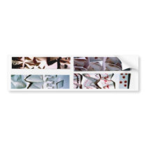 Manipulated Paper origami Folds bumper stickers by JABATUCABA Manipulated Paper origami Folds bumper stickers