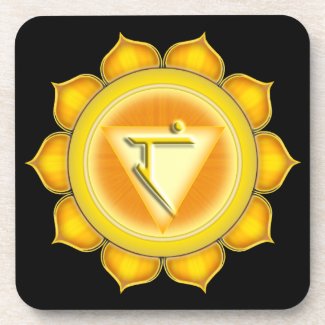 Manipura or Solar Plexus the 3rd Chakra Coaster