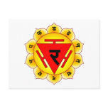 Manipura The Solar Plexus Chakra Post Card