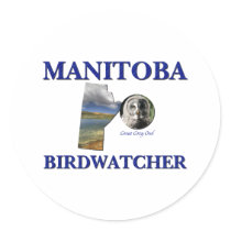 Manitoba Birdwatcher stickers by nakedzealot Manitoba Birdwatcher stickers