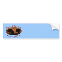 Manitoba, Canada Bumper Sticker