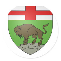 Manitoba, Canada stickers by bestflag Manitoba, Canada stickers