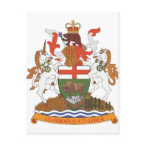 Manitoba Coat Of Arms postcards
