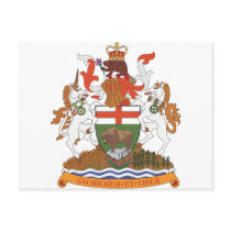 Manitoba Coat Of Arms postcards