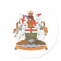 Manitoba Coat Of Arms stickers by teyes143 Manitoba Coat Of Arms stickers