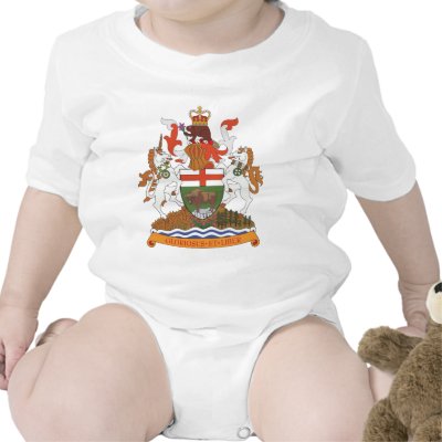Manitoba Coat Of Arms Tee Shirt by teyes143