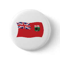 Manitoba Flag Button by livingflags Manitoba Flag Button