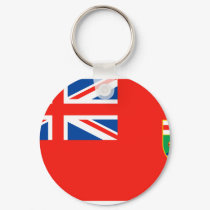MANITOBA FLAG keychains by flagshirts MANITOBA FLAG keychains