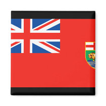 MANITOBA FLAG magnets by flagshirts MANITOBA FLAG magnets