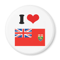 MANITOBA FLAG magnets by flagshirts MANITOBA FLAG magnets
