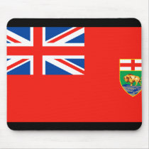 MANITOBA FLAG mousepads by flagshirts MANITOBA FLAG mousepads
