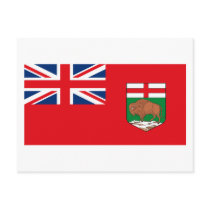 Manitoba Flag Postcard