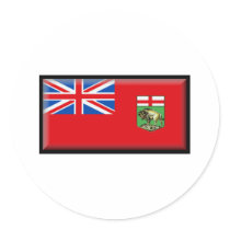 Manitoba Flag stickers by jacinto888 Manitoba Flag stickers