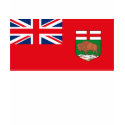 Manitoba Flag T-shirt by FlagTshirts Manitoba Flag T-shirt