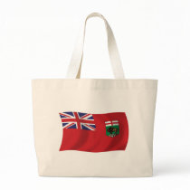 Manitoba Flag Tote Bag by LivingFlags2 Manitoba Flag Tote Bag