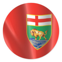 MANITOBA ROUND STICKERS
