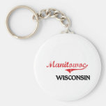 Manitowoc Wisconsin City Classic Keychain