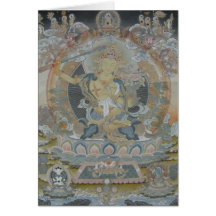Manjushri Greeting Card