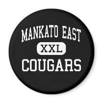 Mankato East - Cougars - High - Mankato Minnesota magnets