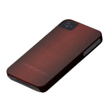 Manly Executive Design with Name for Men iPhone 4 Case