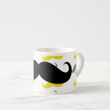 Manly Mustache Hair Colors Espresso Mug