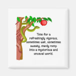 Manly Romp Refrigerator Magnet