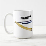 MANLY SQUARED MONOGRAMED SHAVING MUG