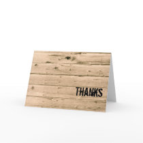 Manly Thank You Notes Cards