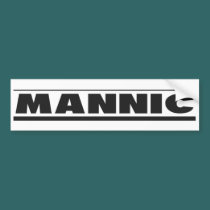 MANNIC - Bumper Sticker bumper stickers