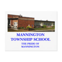 MANNINGTON TOWNSHIP SCHOOL POST CARD