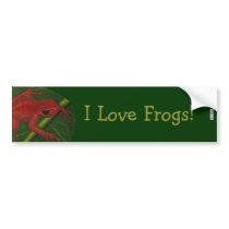 Manny The Mantella (Frog) Bumper Stickers