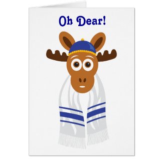 Manny The Moose Head_Bar Moosevah_Oh Dear! Cards