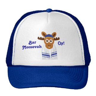 Manny The Moose Head_Bar Moosevah Oy! Trucker Hats