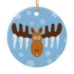 Manny The MooseHead_Icicle Antlers ornament