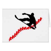 Mano Railzzzzz de la snowboard Tarjeta