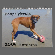Man's Best Friend 2009 18 Month Calendar by beverlytazangel Man's Best Friend 2009 18 Month Calendar