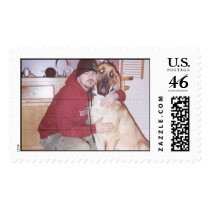 MAN'S BEST FRIEND postage
