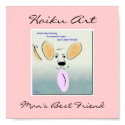 Man's Best Friend Print by Reflekshins Man's Best Friend Print
