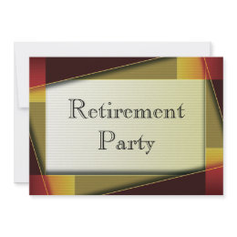 Mans Classic Retirement Party invitation