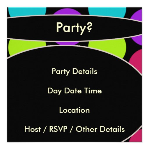 Mans Funny Retro 50th Birthday Party Invitation