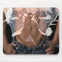Mans Night Out Mousepad by dawntaylor Mans Night Out Mousepad