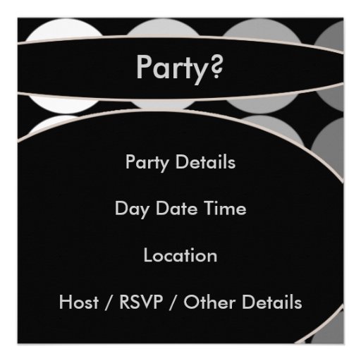 Mans Retro 50th Birthday Invitation